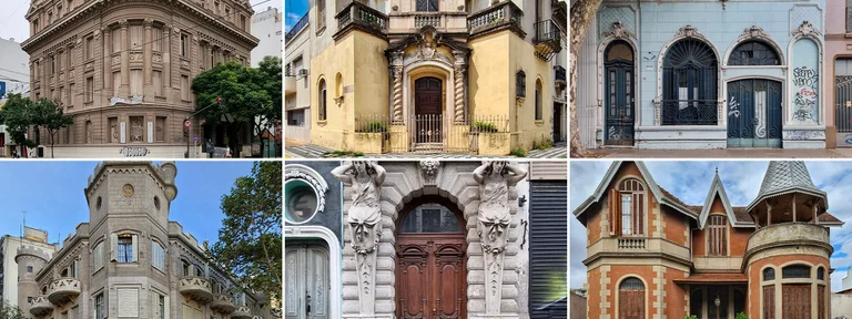 Es profesor de la UBA, recorre la ciudad y fotografía las mejores fachadas de Buenos Aires