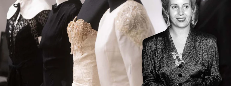 El legado fashion de Evita: a 70 años de su muerte, la historia de 5 vestidos que serán subastados