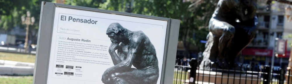 Subastaron una estatua de El Pensador de Rodin por 11,1 millones