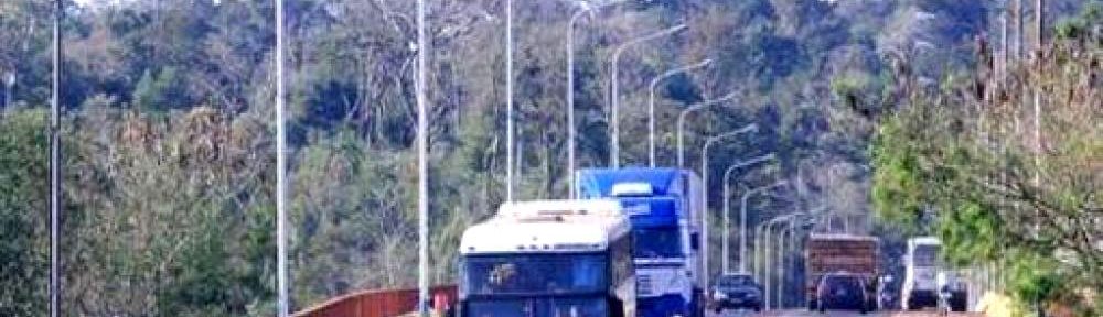 Un Argentino en Brasil en la Triple Frontera: Corredor turístico en el puente Tancredo Neves