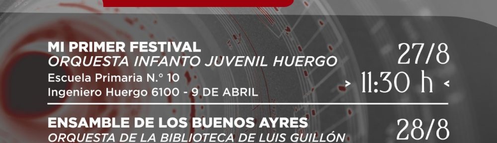 Continúan los espectáculos del XIX Festival de Música Clásica en Esteban Echeverría