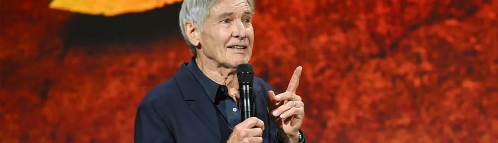 Harrison Ford, emocionado, se llevó todos los aplausos y presentó las primeras imágenes de Indiana Jones 5