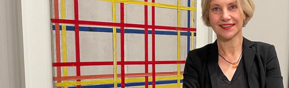 Una famosa pintura de Mondrian estuvo colgada boca abajo durante 75 años