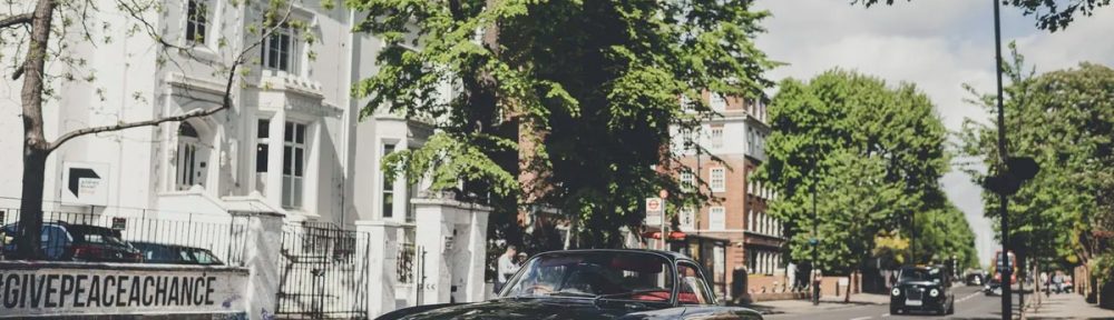 Lamborghini celebró a los Beatles con un recorrido por Londres