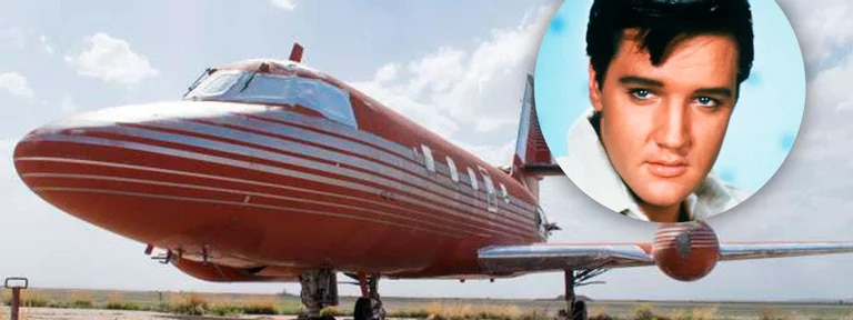 Subastan el último avión que usó Elvis Presley: su historia, sus lujos y el misterioso fan que quiere venderlo