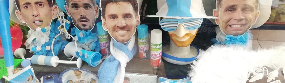 Cotillón para el mundial: cuánto salen las caretas de Messi, la copa dorada, y toda la decoración