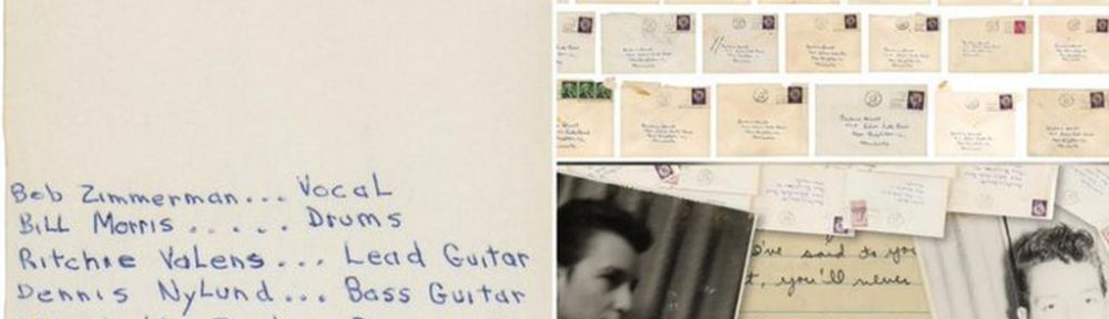 Pagaron casi 700.000 dólares por cartas de Bob Dylan a su novia de la secundaria