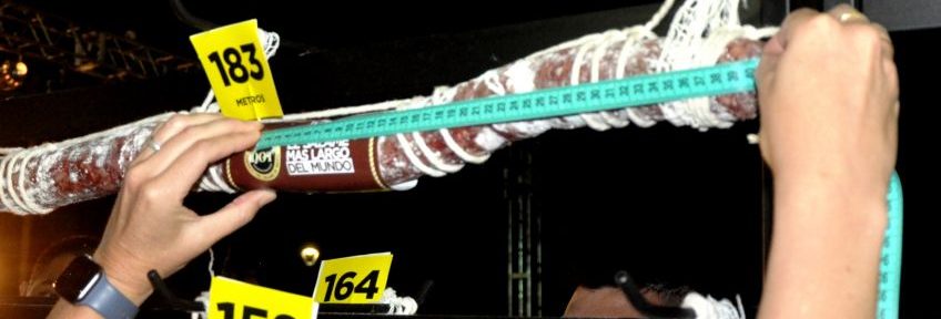 Tandil recuperó el récord del salame más largo del mundo