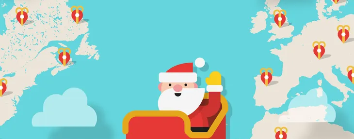 Papá Noel en camino: ¿Cómo seguir el recorrido del trineo?