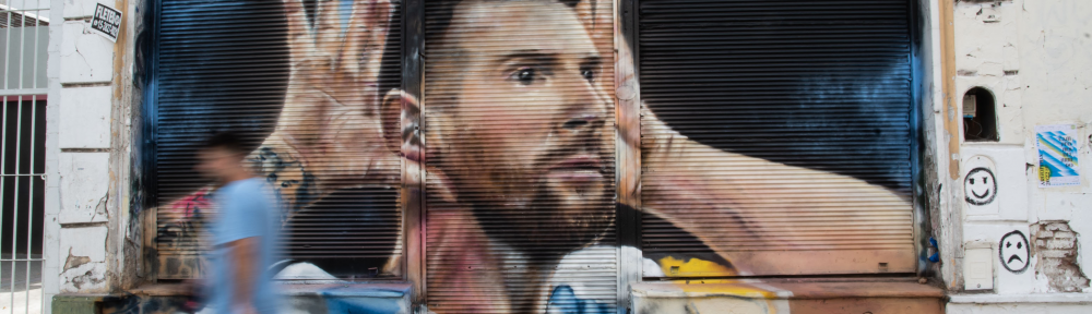 Los murales en homenaje a Messi copan las paredes de todo el país