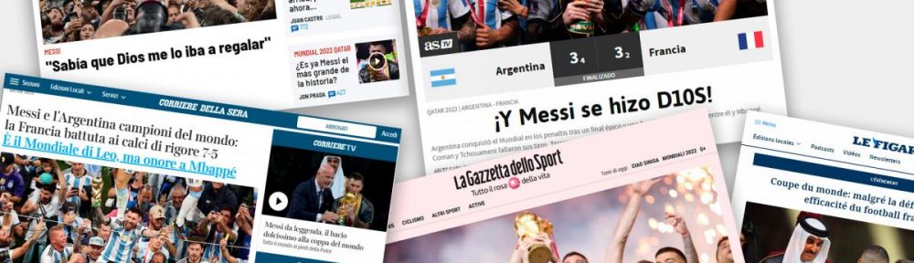 “En la mano de Dios” y “el mejor de la historia”: los medios del mundo rendidos a los pies de Messi