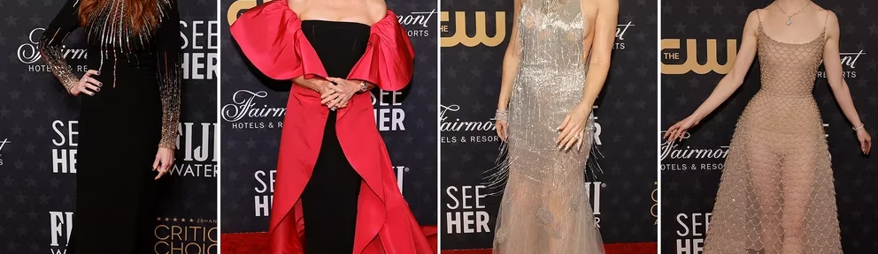 Critics Choice Awards 2023: los looks de las estrellas en la alfombra roja