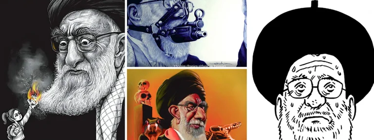 Las caricaturas sobre el ayatollah Khamenei que publicó Charlie Hebdo y enfurecieron al régimen de Irán