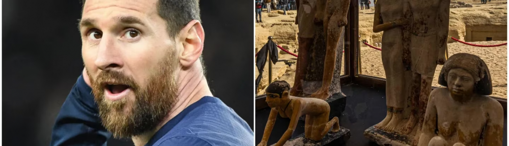 Sorprendente hallazgo en Egipto: encontraron nueve estatuas de hace 4300 años y el dueño se llamaba Messi