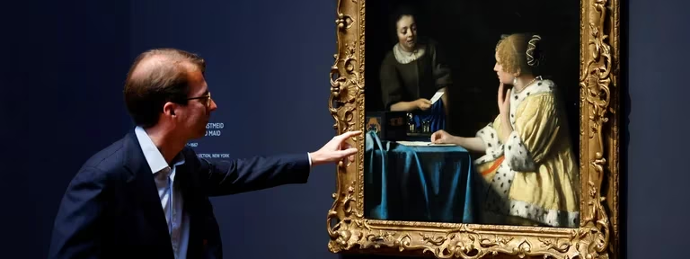 Cautiva en Ámsterdam la muestra más grande dedicada a Vermeer