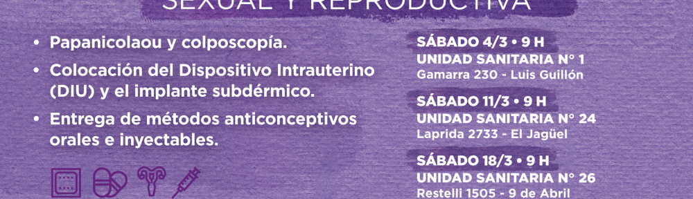 Operativos de salud en el Mes de la Mujer