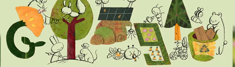 Día de la Tierra: el significativo doodle que preparó Google para hablar del cambio climático