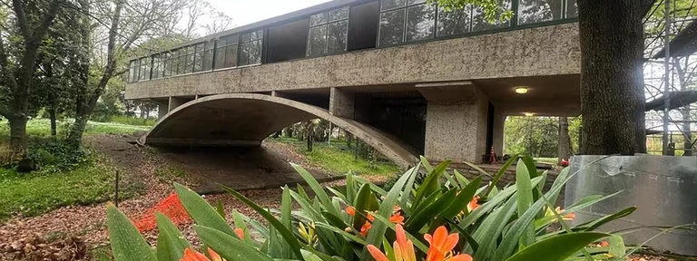 Reabrió la Casa sobre el Arroyo de Mar del Plata: la historia de sus creadores y su camuflaje en el bosque