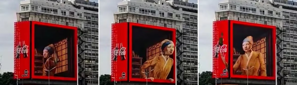 Cómo es la primera publicidad 3D en nuestro país