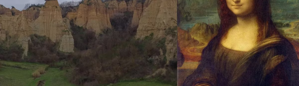 Identificaron con drones el misterioso paisaje del fondo de La Gioconda de Leonardo Da Vinci