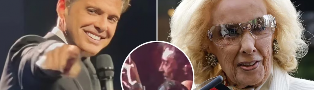 Mirtha Legrand fue ovacionada en el show de Luis Miguel: el cantante bajó por primera vez del escenario y la saludó