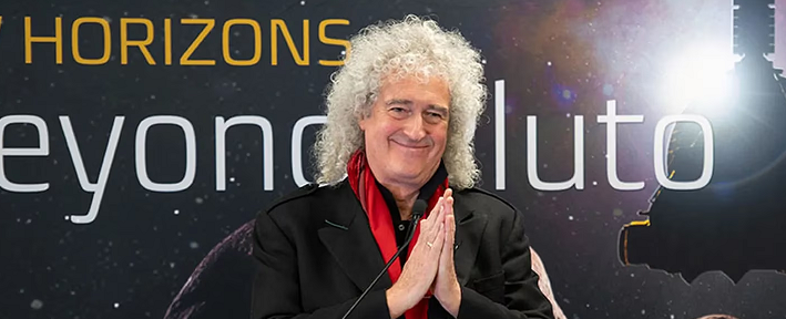 Orgulloso, Brian May se convirtió en una pieza clave en una de las misiones más importantes de la NASA