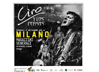 Noche argentina en Milán: El show de Ciro y Los Persas a beneficio de la Fundación  Pupi