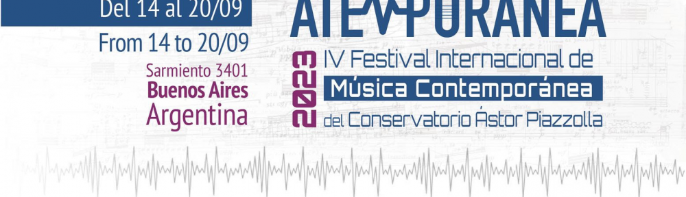 Atemporánea – Festival Internacional de Música Contemporánea 2023