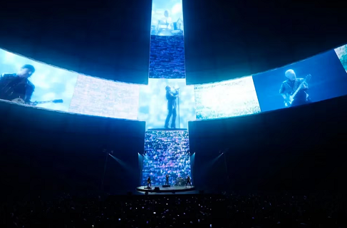 Así fue el impactante concierto de U2 que inauguró ‘The Sphere’, el gigantesco y futurista estadio de Las Vegas