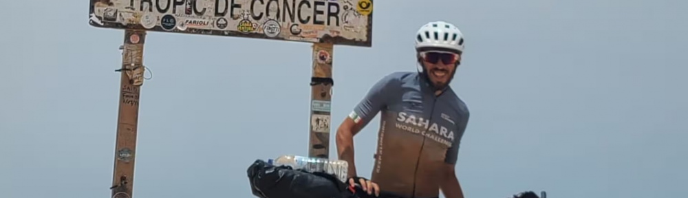 El argentino que batió un nuevo récord Guinness: cruzó el desierto del Sahara en bicicleta