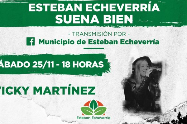 El show de Vicky Martínez se presenta en Esteban Echeverría Suena Bien