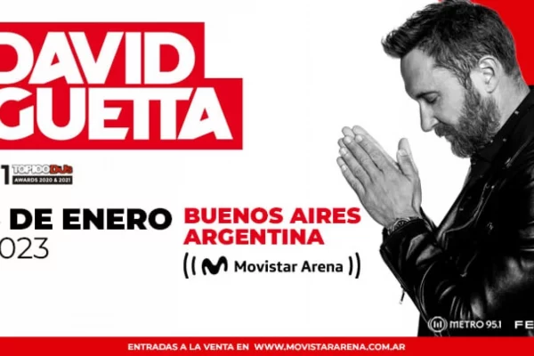 Vuelve David Guetta a la Argentina