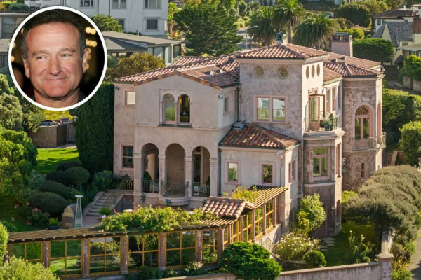 La extraña casa de Robin Williams de 1000 m², con pasillos ocultos y cuartos secretos, se pone en venta por US$25 millones