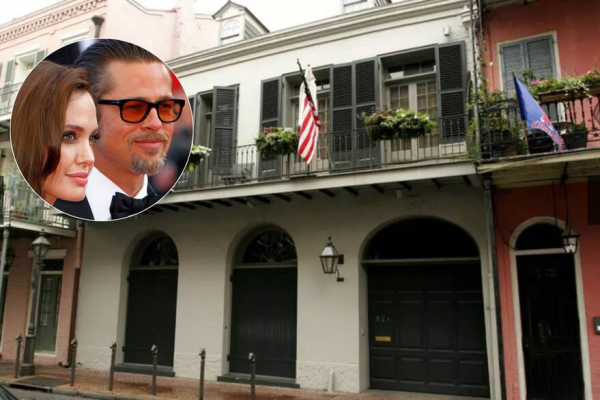 Se subasta la casa antigua de Brad Pitt y Angelina Jolie en Nueva Orleans por un precio inicial de US$1 millón