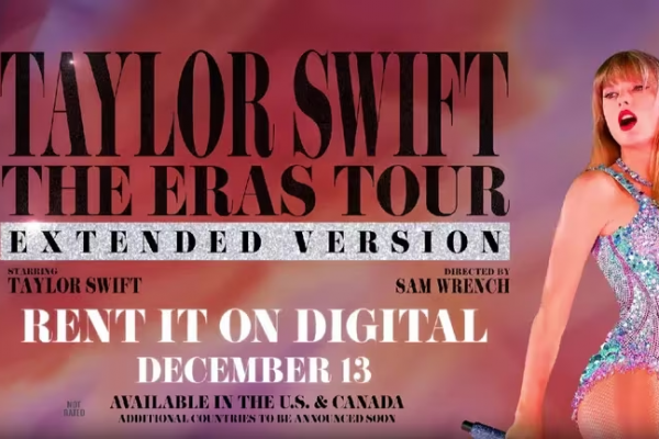 La película del Eras Tour de Taylor Swift se lanzará en YouTube, Google Play y otras plataformas. Esta es la fecha de estreno