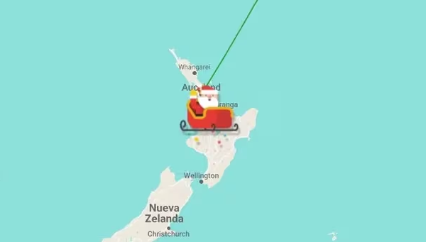 El viaje de Papa Noel: podés seguir su recorrido y esperarlo en casa
