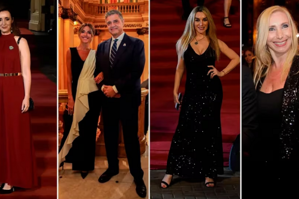 Todos los looks de la gala en el Teatro Colón por la asunción de Javier Milei