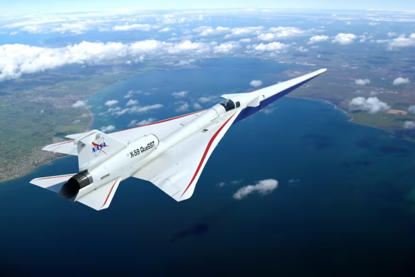 La NASA presentó el avión supersónico silencioso X-59