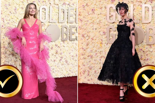 Golden Globes 2024: quiénes fueron los mejor y peor vestidos de la alfombra roja