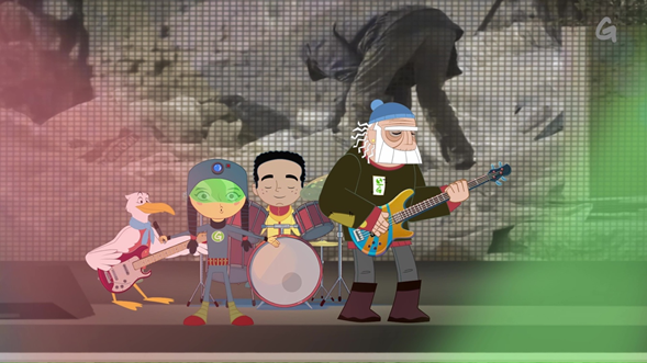 Greenpeace se une al mundo de la música con ‘Lina y los amigos del arcoíris’, la serie infantil que promueve la conciencia ambiental
