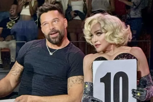 Ricky Martin tuvo una participación inédita y llena de erotismo en el concierto de Madonna en Miami