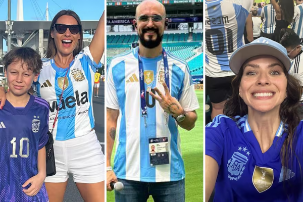 Copa América 2024: de Pampita Ardohain a Lali Espósito, los famosos celebraron la victoria argentina