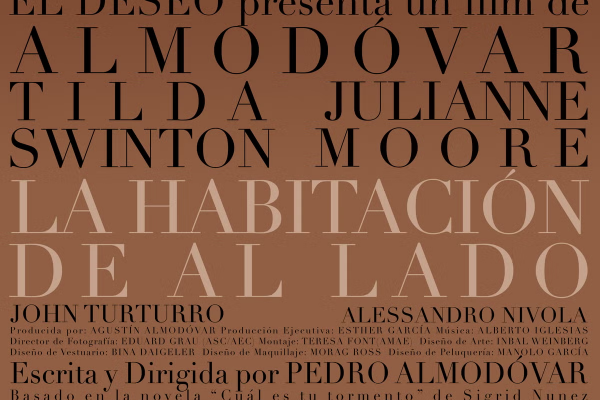 Estrenos de cine: «La habitación de al lado» de Pedro Almodóvar y otras dos novedades renuevan la cartelera