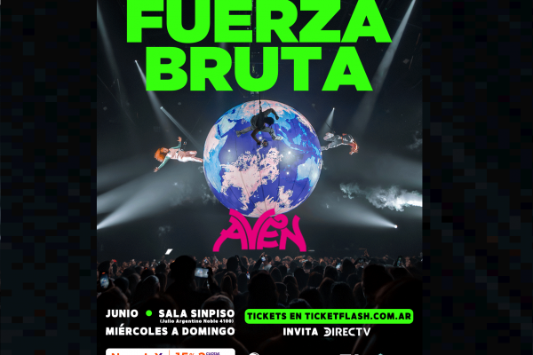 Fuerza Bruta presenta el regreso de Aven a partir del 11 de junio en Sala Sinpiso