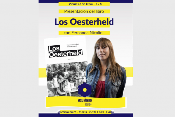 Presentación del libro “Los Oesterheld”, de Fernanda Nicolini y Alicia Beltrami, con la Presencia de Fernanda Nicolini