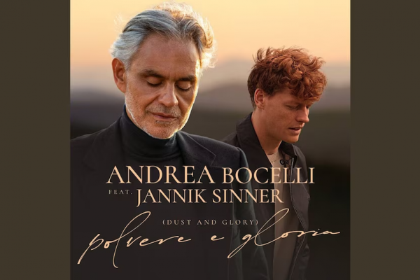 El dúo menos pensado: Andrea Bocelli “presenta” a Jannik Sinner en un vals lírico sobre decisiones de vida