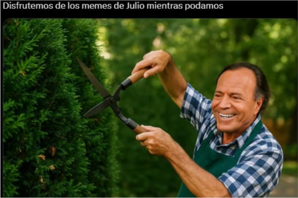 Los memes de julio: la llegada de un mes que tiene como protagonista a Julio Iglesias