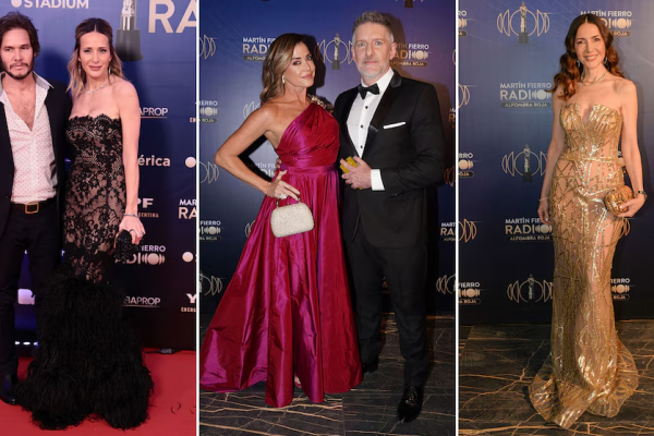 Martín Fierro de Radio 2025: todos los looks de las celebridades en la alfombra roja