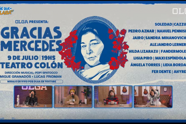“Gracias Mercedes”: homenaje a Mercedes Sosa desde el Teatro Colón con entrada solidaria