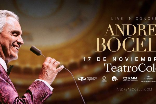 Están en venta las entradas para el concierto del Andrea Bocelli en el Teatro Colón